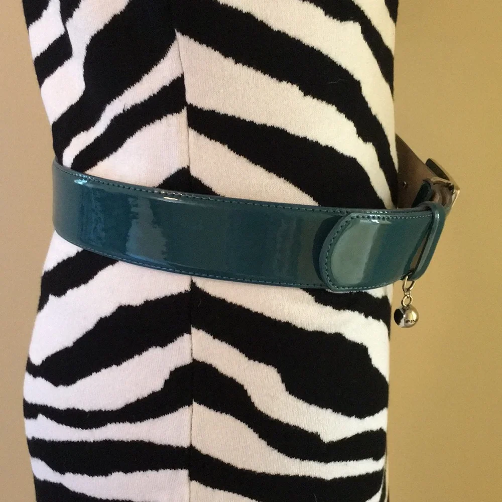 PINKO | Designer Patent Leather Belt